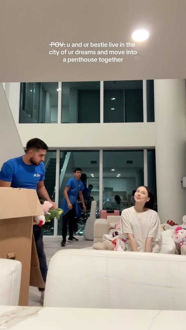 Moving into penthouse