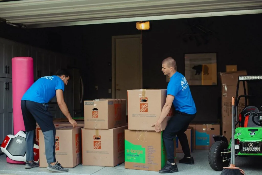 24 Seven Movers truck loaded and ready for long-distance relocation